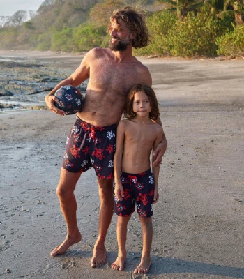 Men Stretch Soccer Swim Trunks