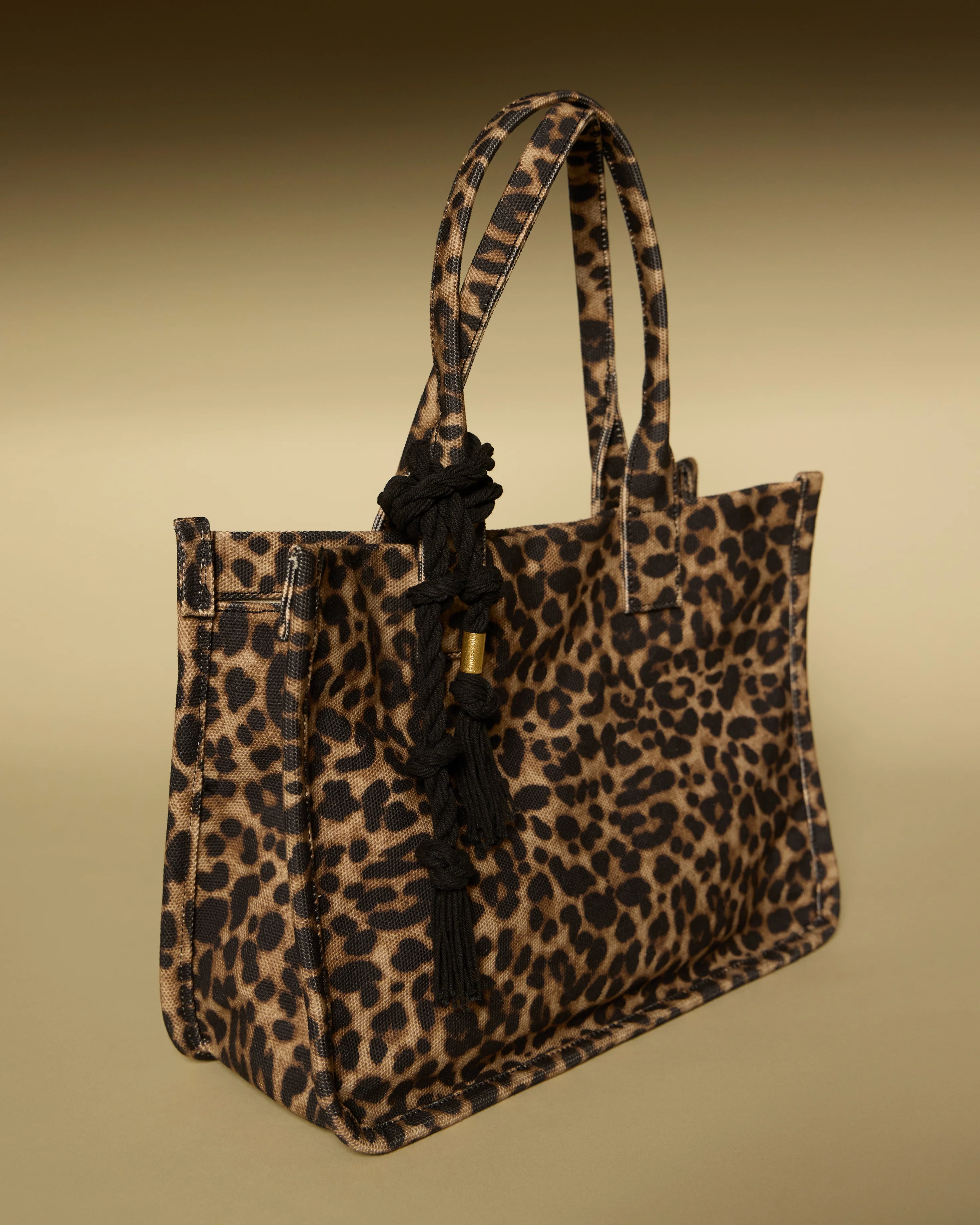 Orla Tote Bag - Caramel Leopard