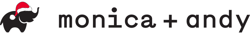 Monica + Andy logo