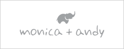 Monica + Andy logo