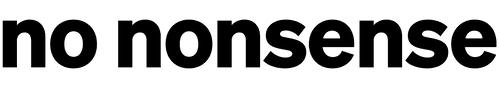 No nonsense logo
