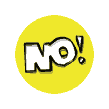 No! Jeans logo